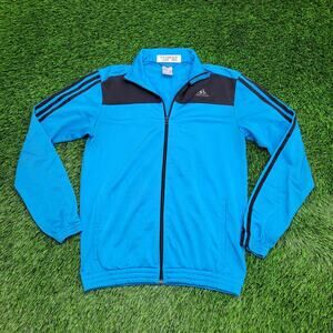 ADIDAS 3-Bar Track Jacket Small 19x26 Baggy Beckenbauer
